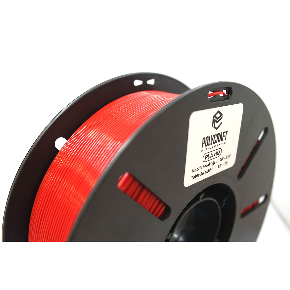 Polycraft PLA HQ (Plus) Filament 1.75 mm- 1 kg - Bayrak Kırmızısı - 