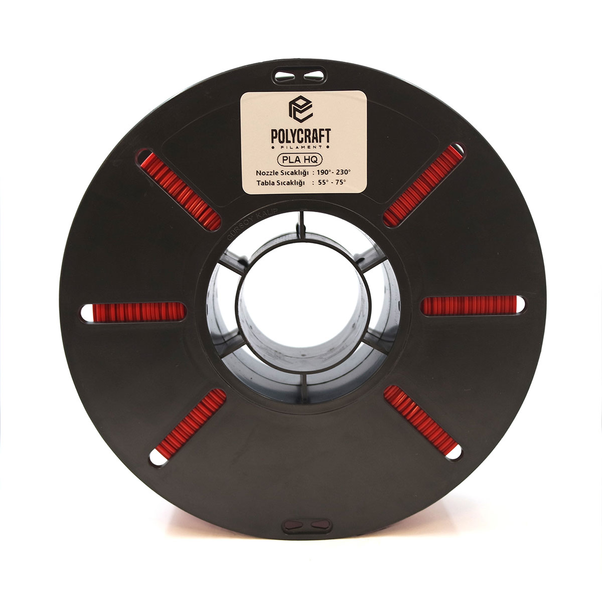 Polycraft PLA HQ (Plus) Filament 1.75 mm- 1 kg - Bayrak Kırmızısı - 