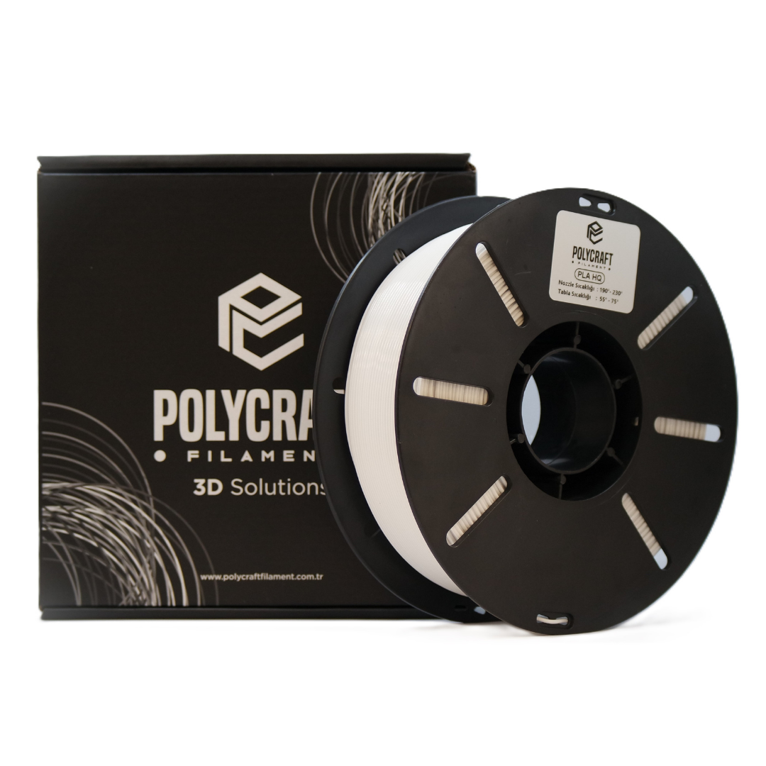Polycraft PLA HQ (Plus) Filament 1.75 mm - 1 kg - Sinyal Beyaz - RAL 9003
