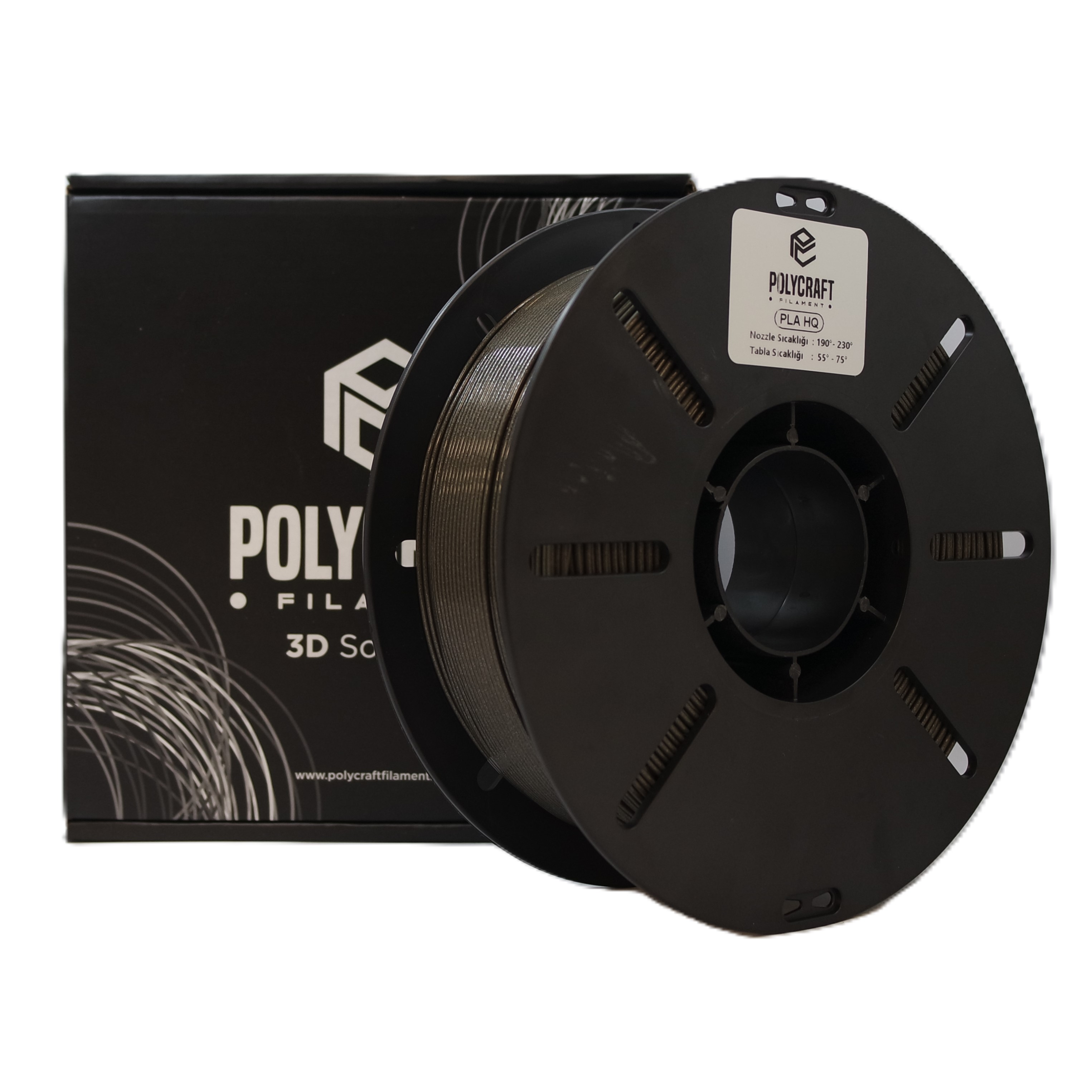 Polycraft Pla Hq (Plus) Filament 1.75 mm - 1 kg - Granit Gri