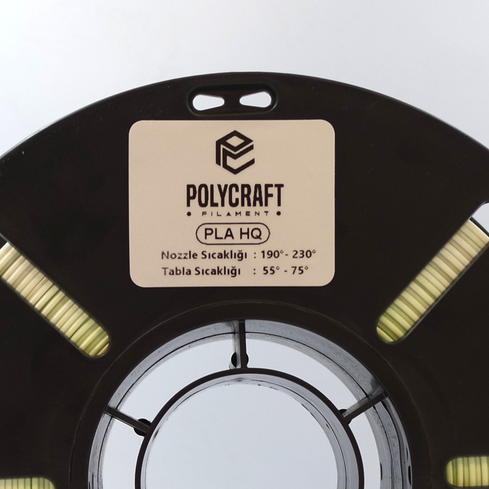 Polycraft PLA HQ (Plus) Degrade Filament 1.75 mm - 1 kg - Beyaz-Açık Yeşil - 