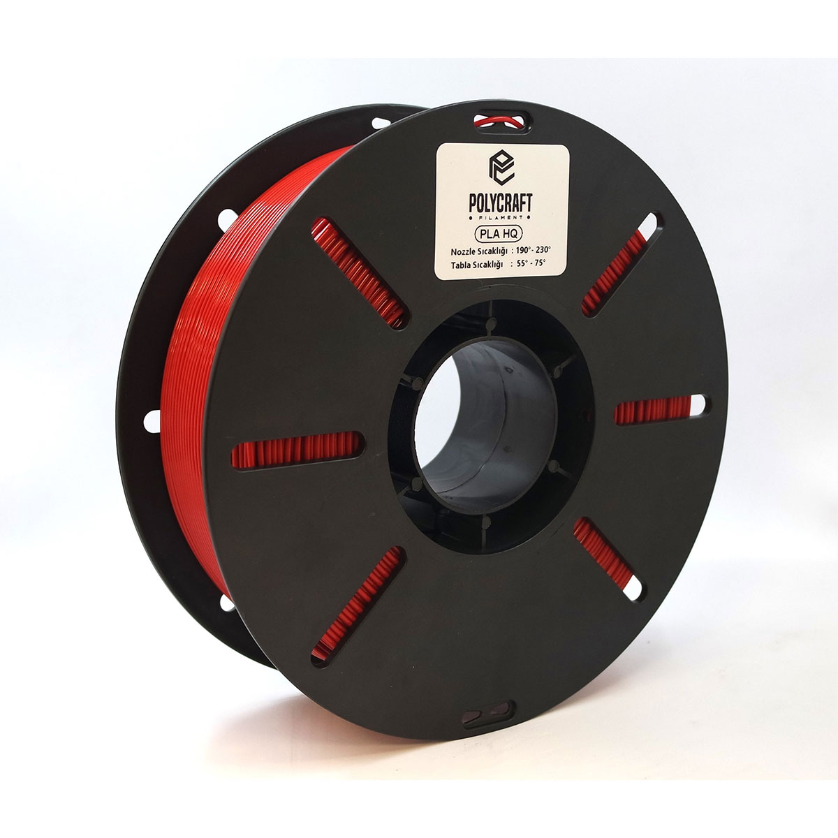 Polycraft PLA HQ (Plus) Filament 1.75 mm- 1 kg - Bayrak Kırmızısı - 